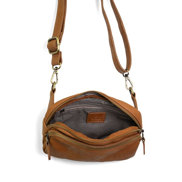 Joy Susan Kylie Double Zip Sling/Belt Bag