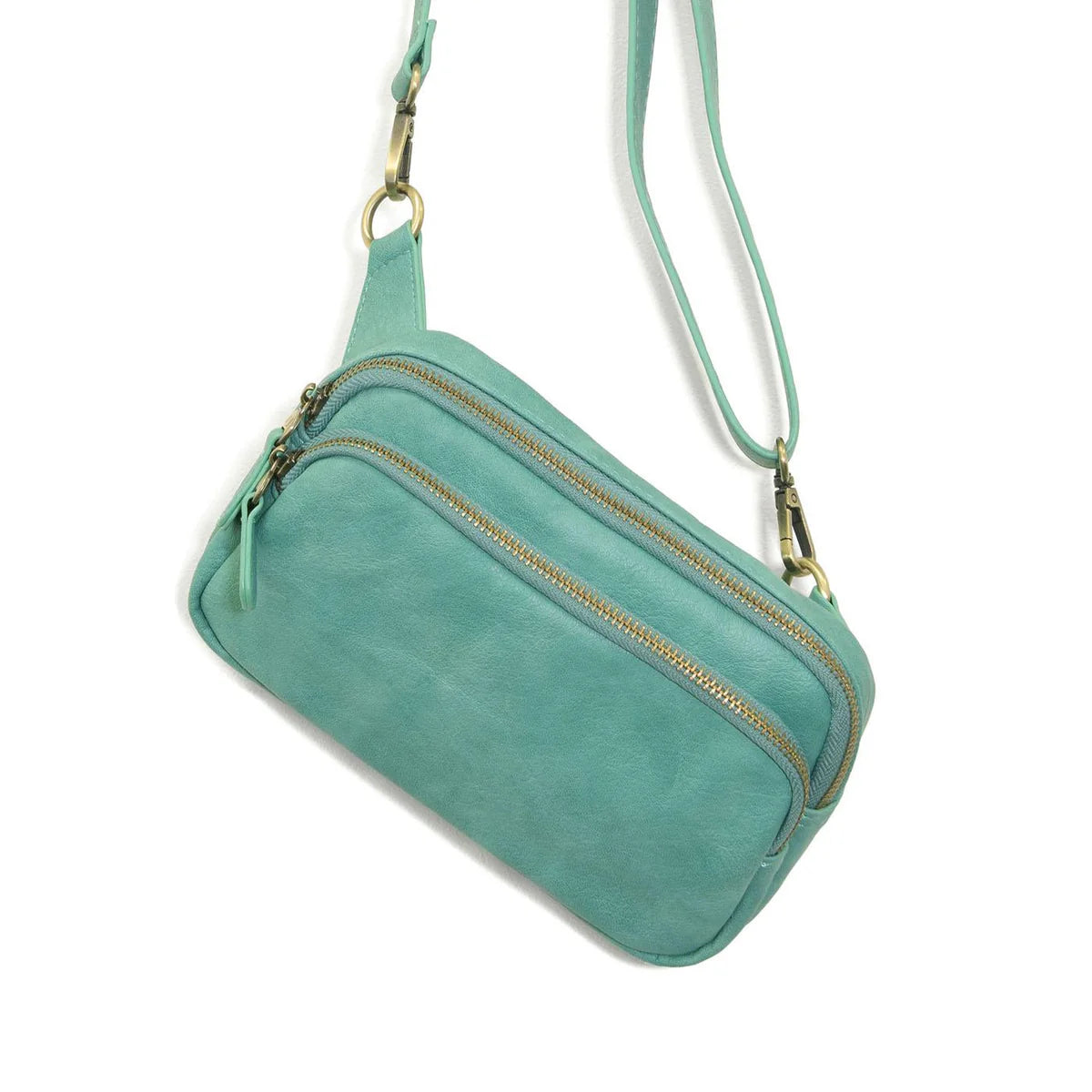 Joy Susan Kylie Double Zip Sling/Belt Bag
