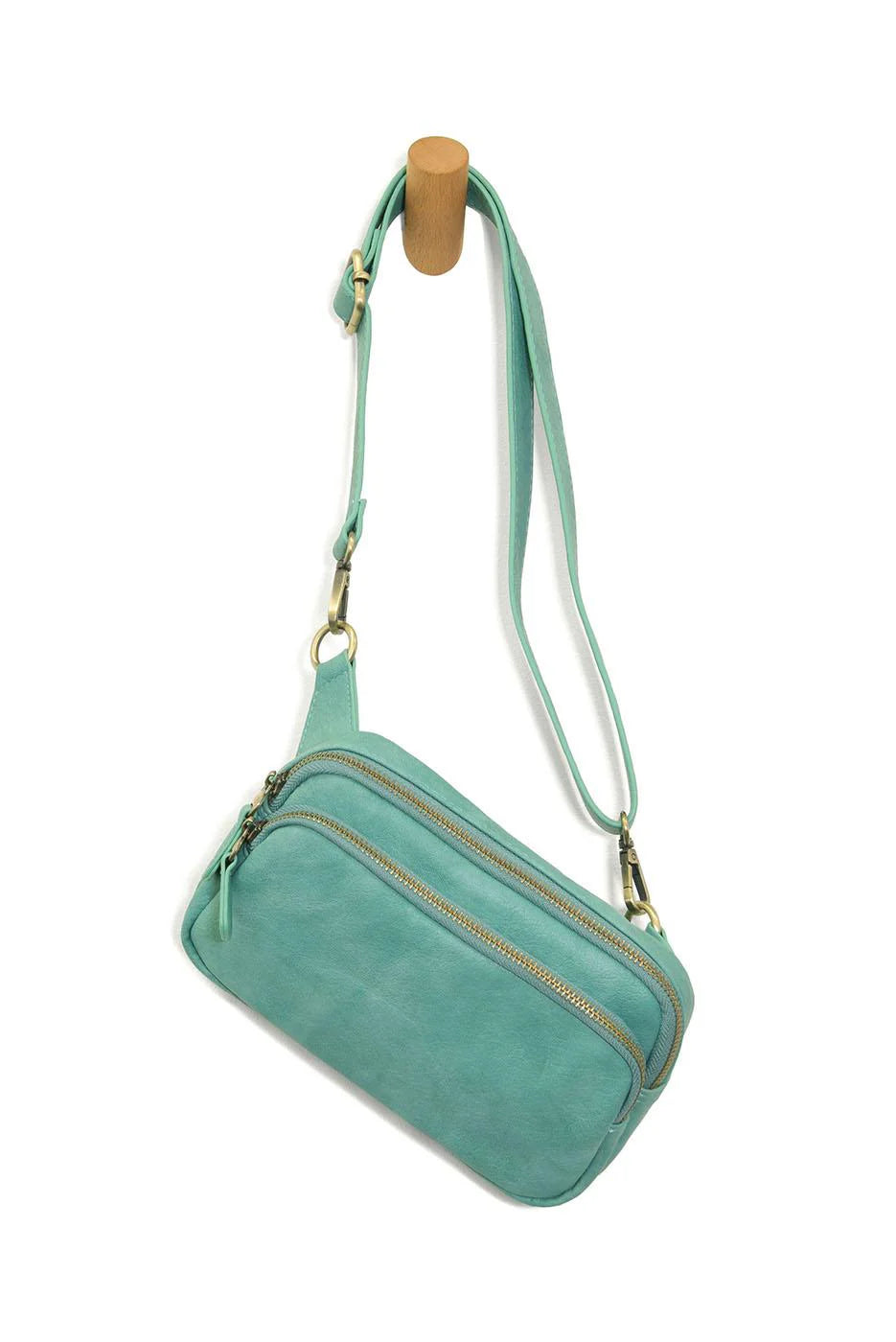 Joy Susan Kylie Double Zip Sling/Belt Bag
