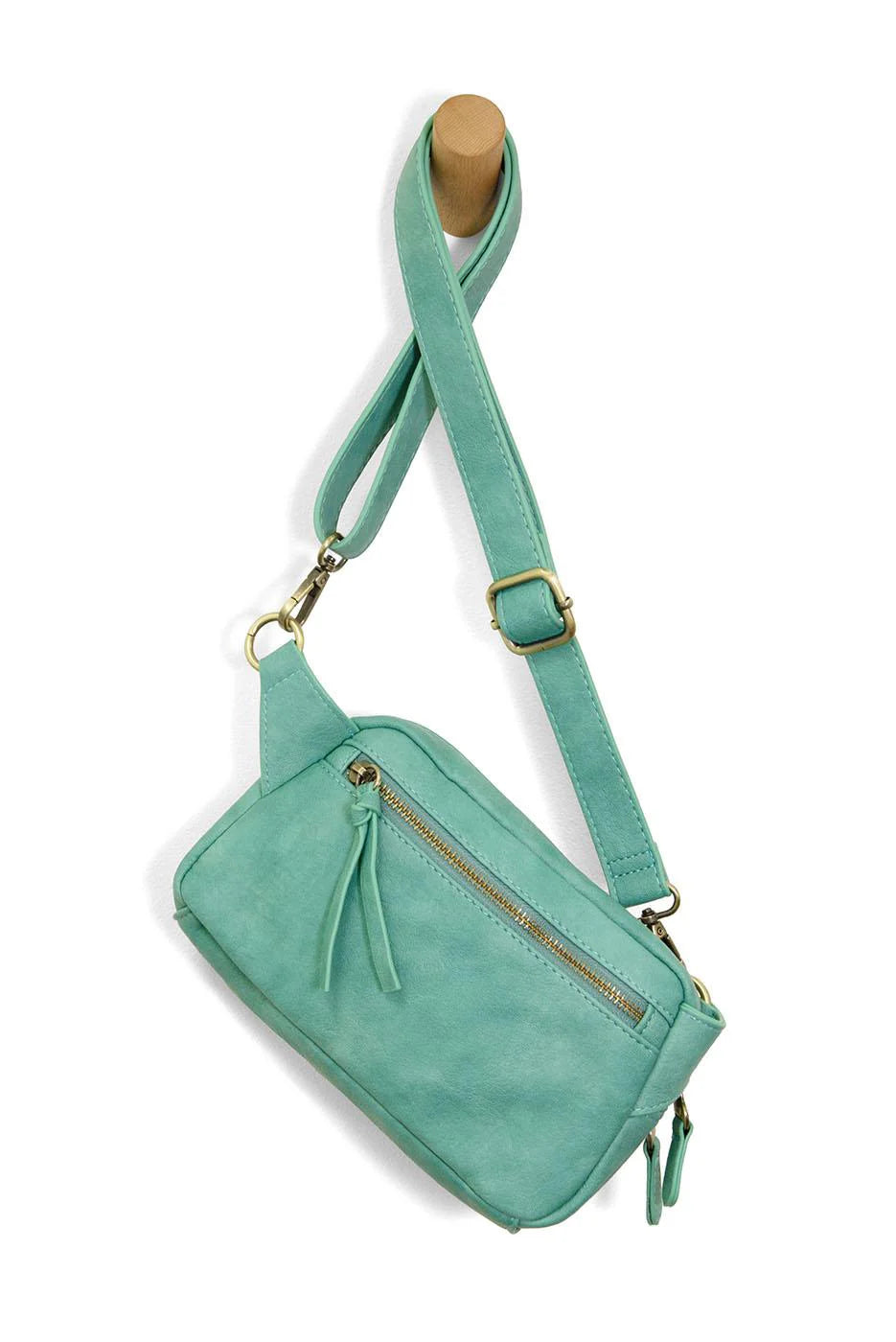 Joy Susan Kylie Double Zip Sling/Belt Bag