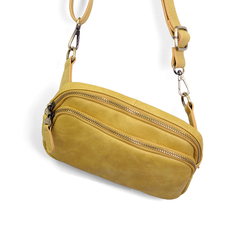 Joy Susan Kylie Double Zip Sling/Belt Bag