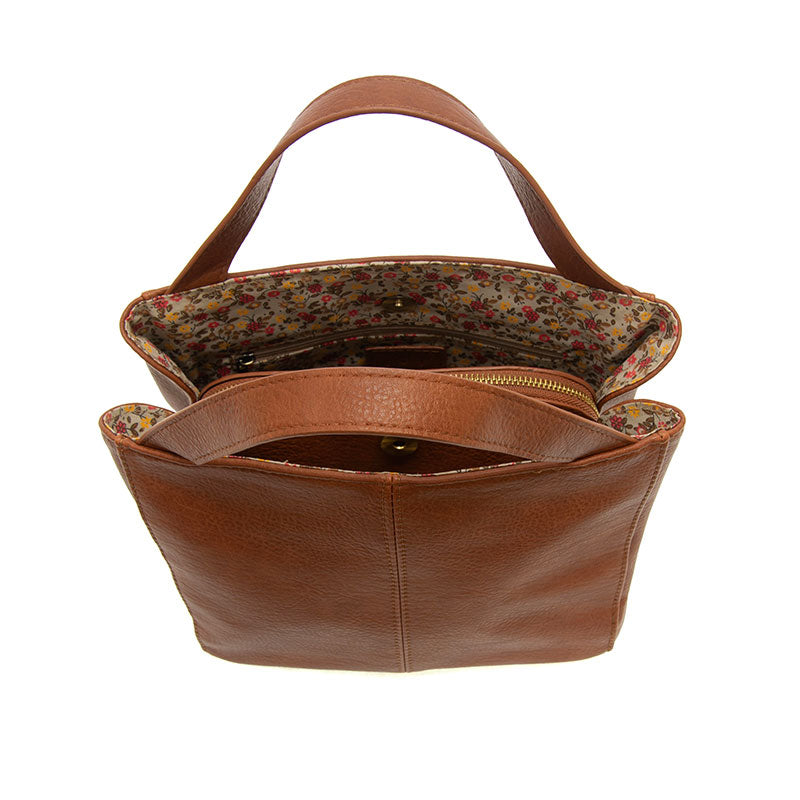 Joy Susan Brandi Convertible Crossbody Handbag in Saddle