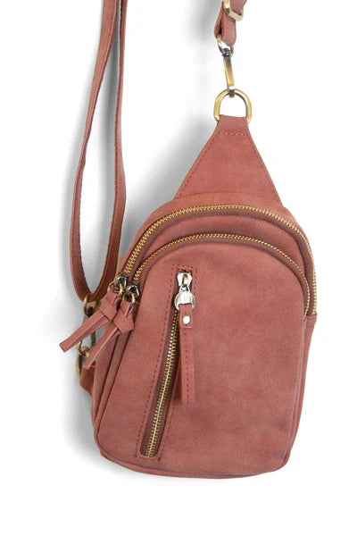 Joy Susan Faux Suede Skyler Sling Bag
