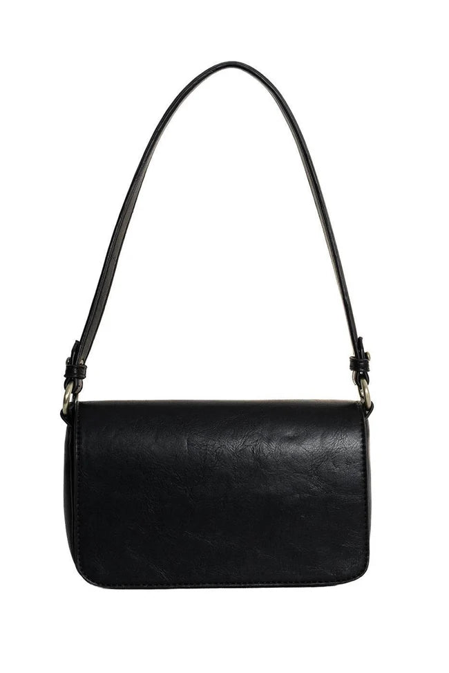 Joy Susan Nyla Flap Shoulder/Crossbody in Black