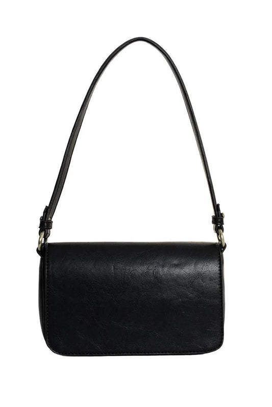 Joy Susan Nyla Flap Shoulder/Crossbody in Black