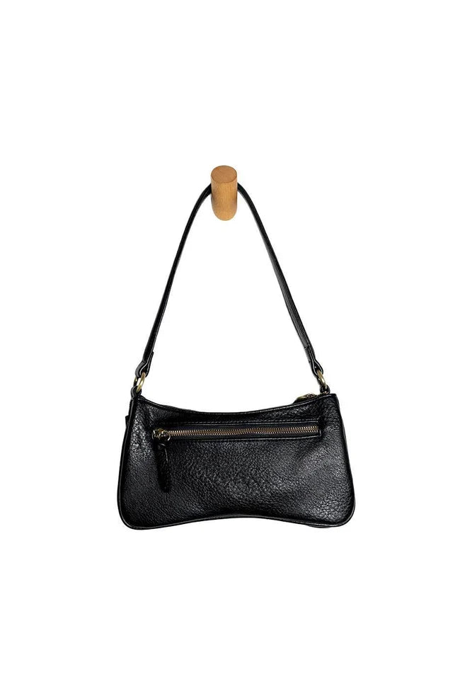 Joy Susan Nicolette Shoulder/Crossbody in Black
