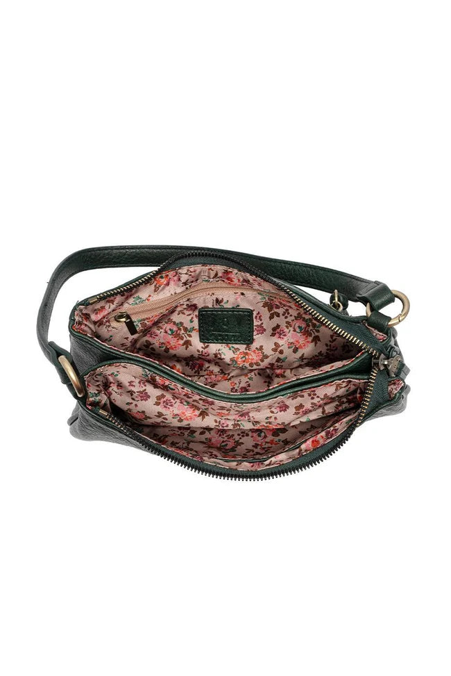 Joy Susan Nicolette Shoulder/Crossbody in Evergreen