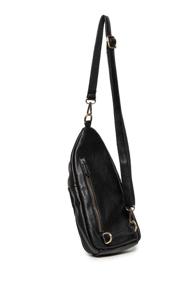 Joy Susan Jas Medium Crossbody Bag in Black
