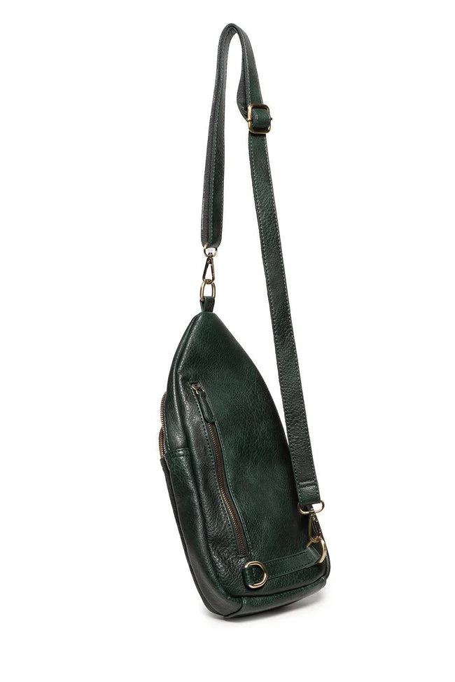 Joy Susan Jas Medium Crossbody Bag in Evergreen