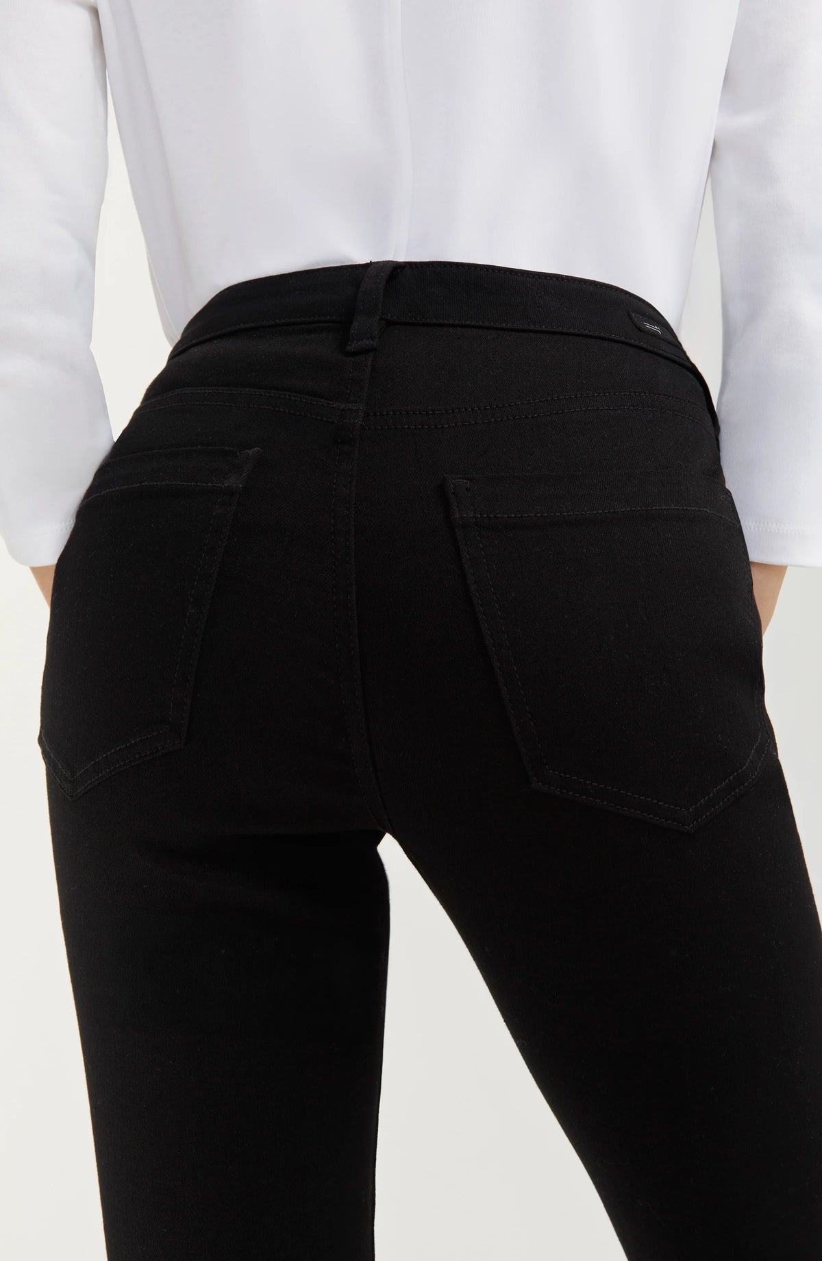 Liverpool Bobbie Baby Boot Jeans in Black Rinse