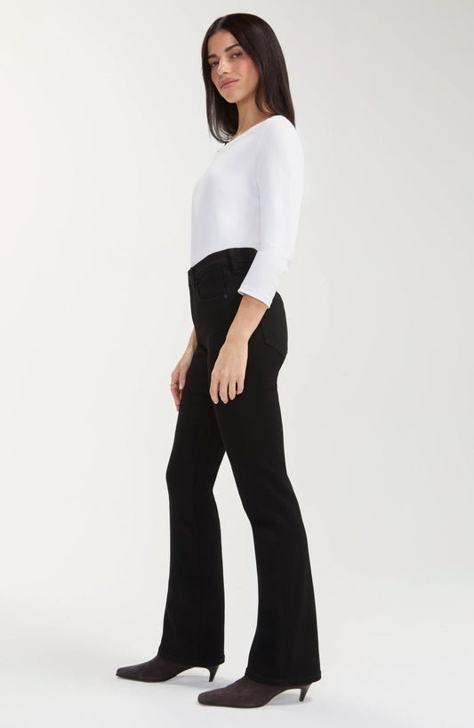 Liverpool Bobbie Baby Boot Jeans in Black Rinse