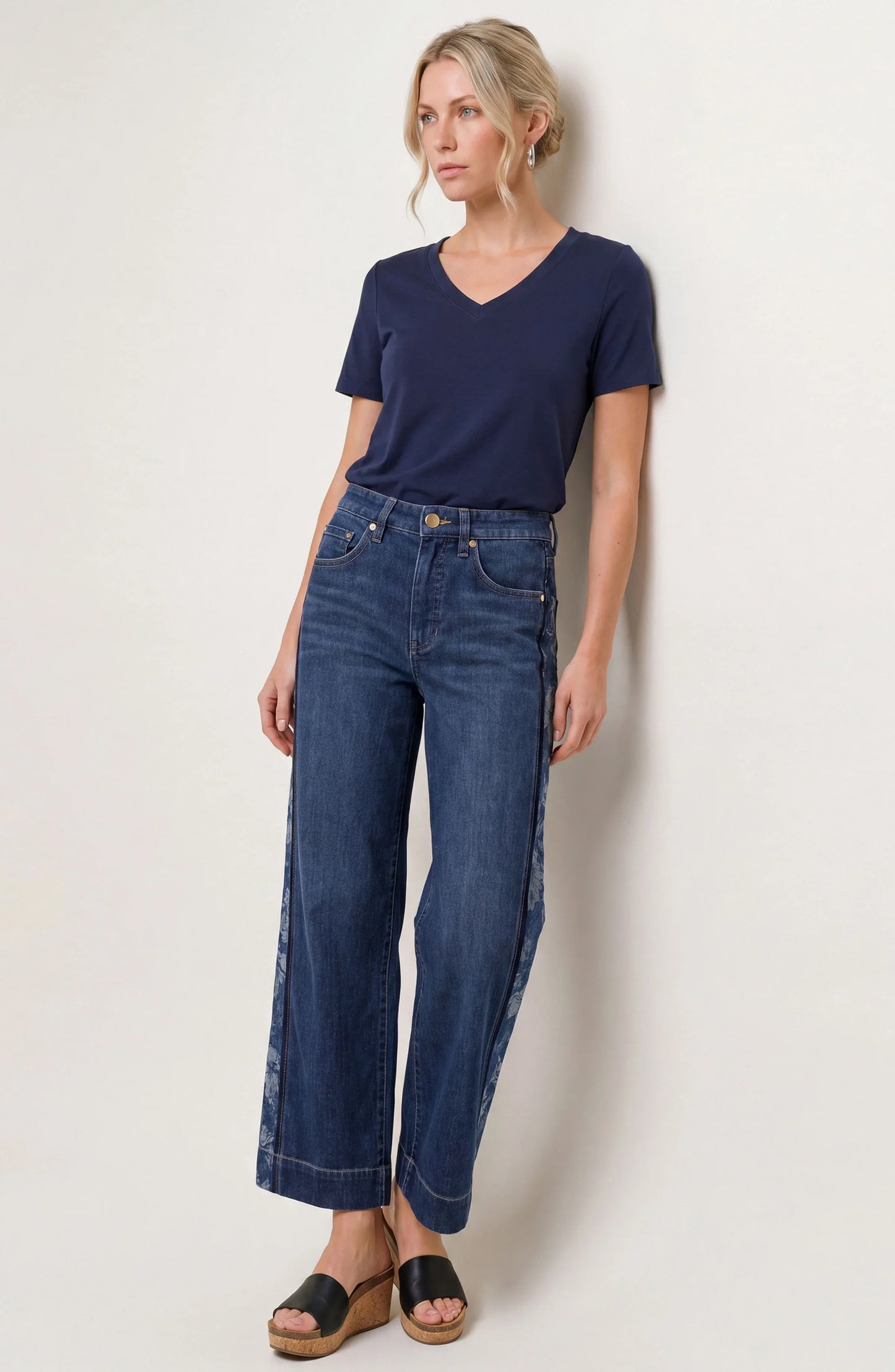 Liverpool Stride Wide Leg Jeans