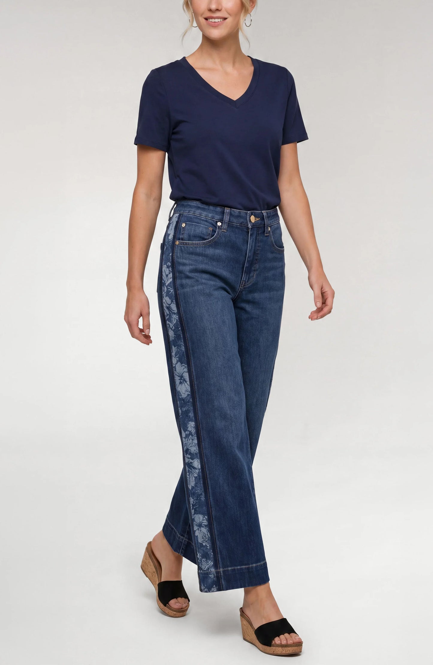 Liverpool Stride Wide Leg Jeans