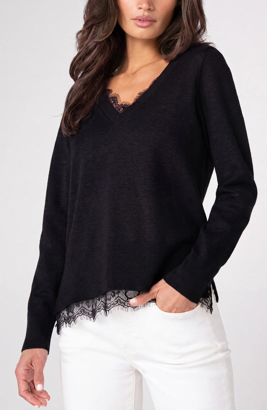 Liverpool Sweater with Lace