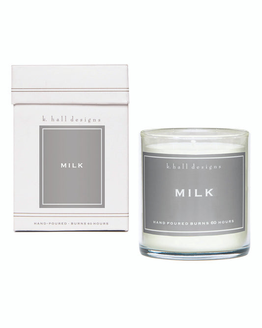 K. Hall Studio 60 Hour Milk Candle
