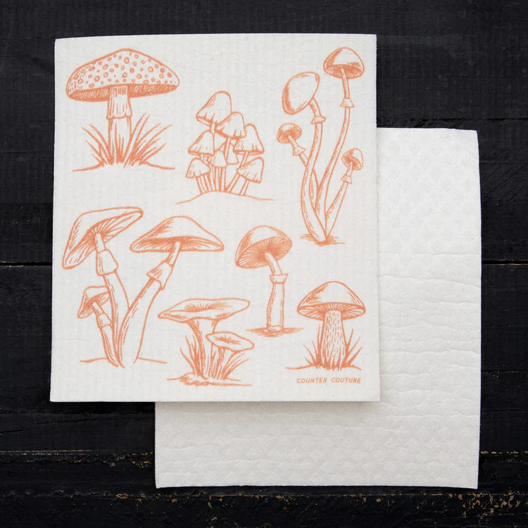 Mushroom Swedish Dishcloth