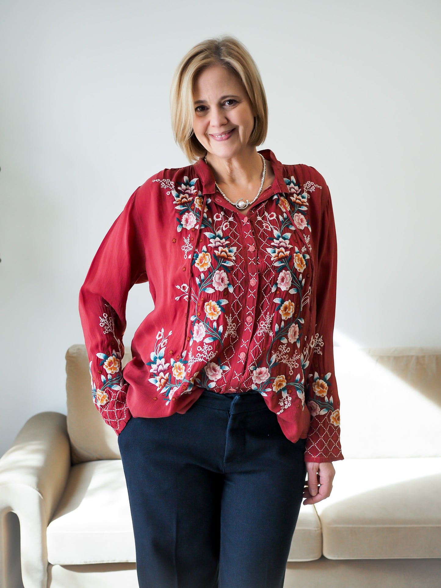 Johnny Was Fargo Blouse