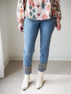 Tribal Audrey Embellished Pull-on Jeans