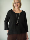 Cut Loose V-Neck Vent Top