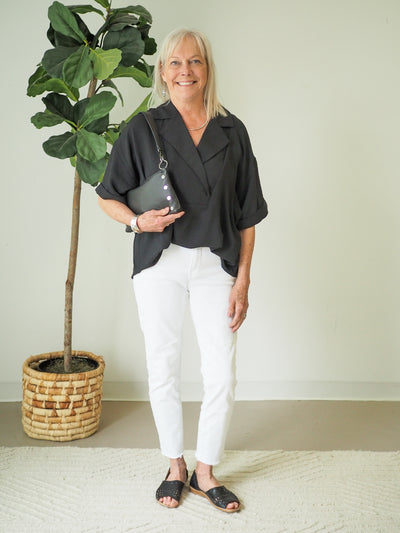 Tribal Flowy Popover Top
