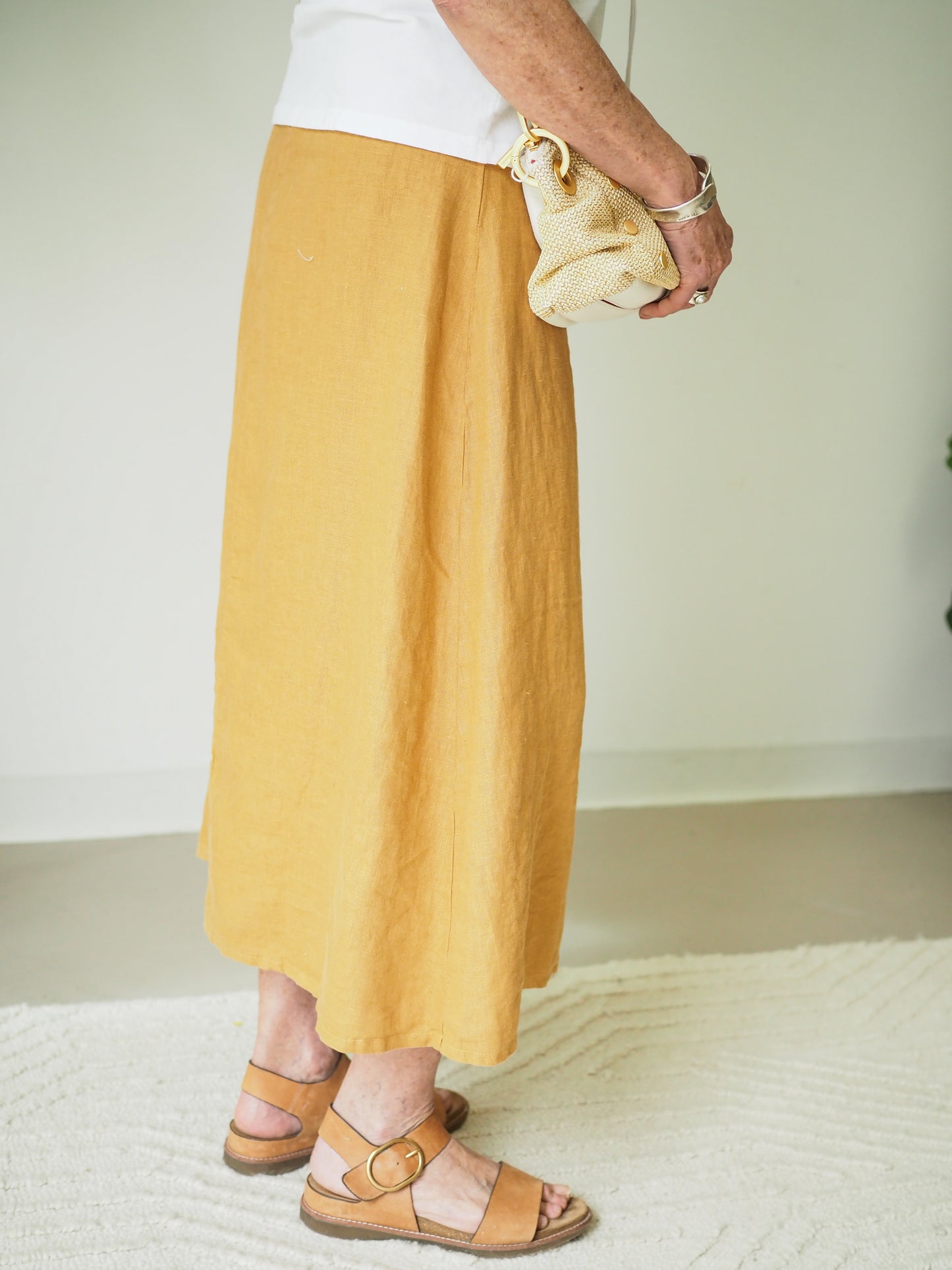 Cut Loose Midi Aline Skirt