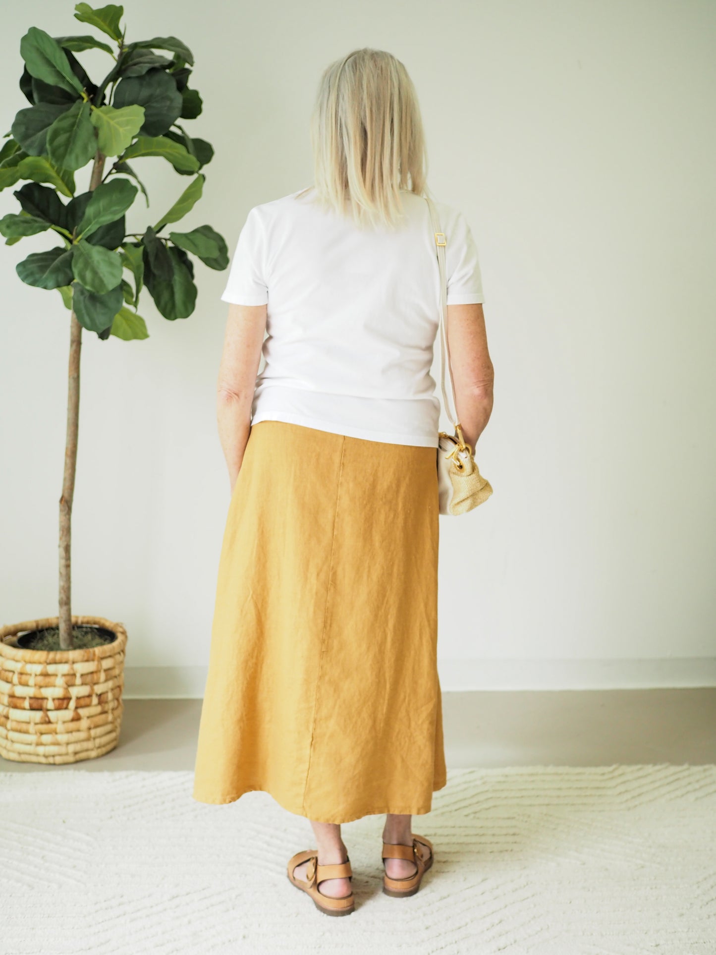 Cut Loose Midi Aline Skirt