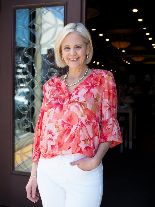 Tribal Smocked Top