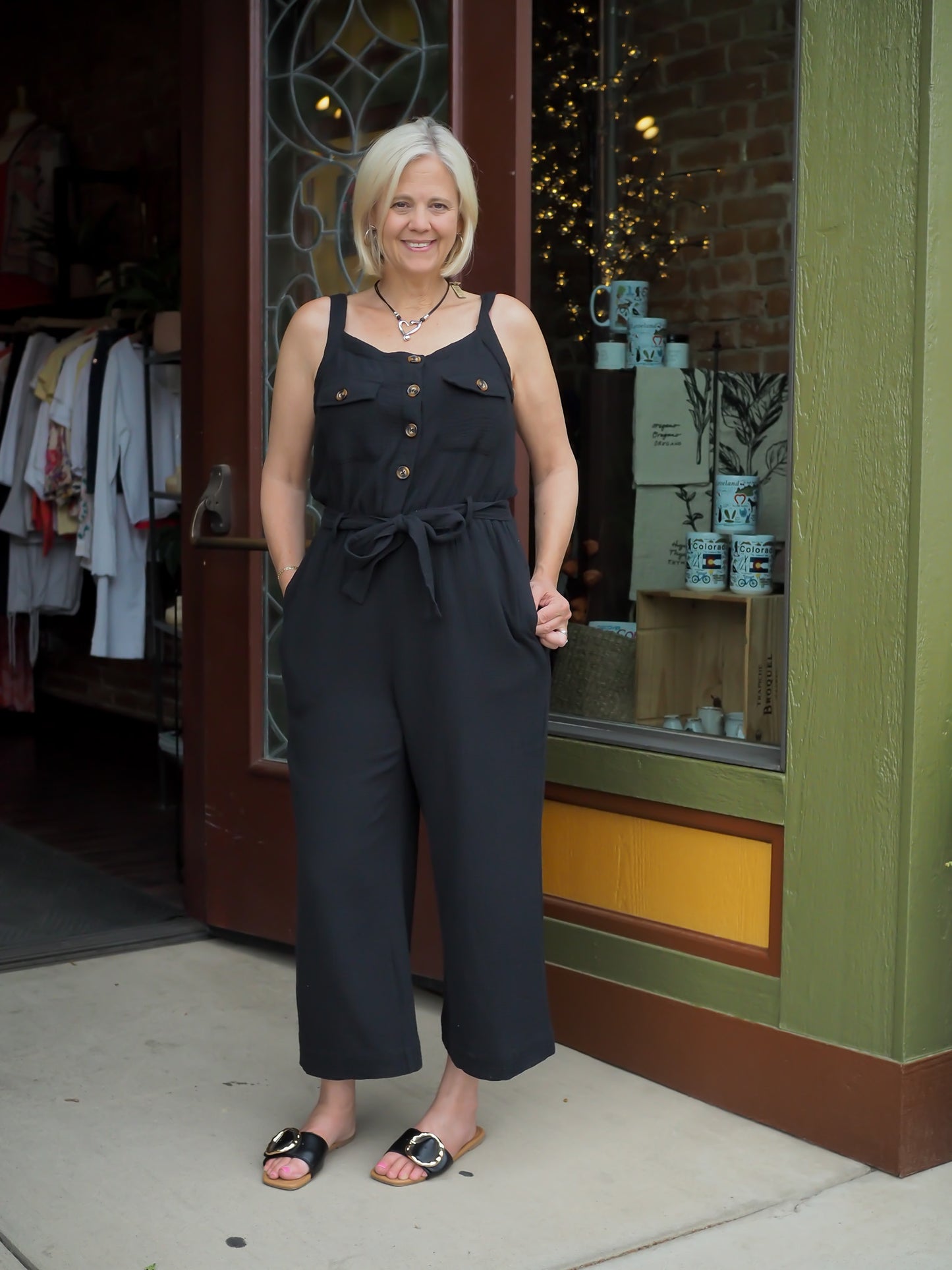 Tribal Cotton Gauze Jumpsuit
