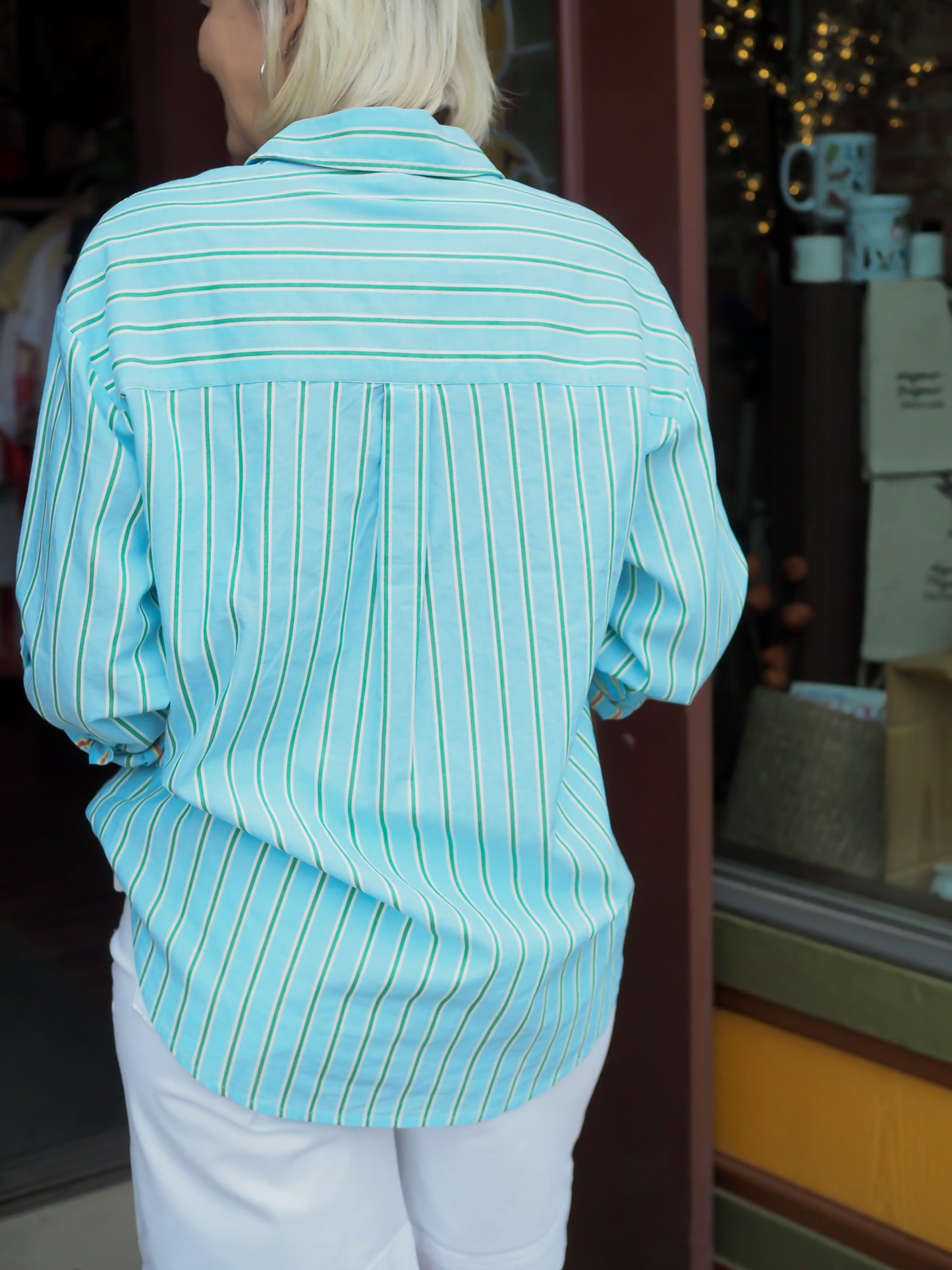 Tribal Rolled Up Sleeve Shirt