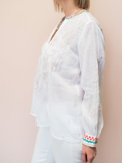 Johnny Was Sylvie Button Down Blouse