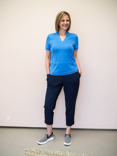 Tribal V-Neck Performance Top