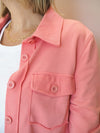 Tribal Shacket with Patch Pocket