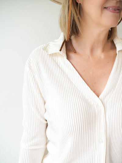 Before You Silky V-Neck Shirt