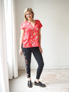 Johnny Was Suki Easy Paneled Tee, 2 colors