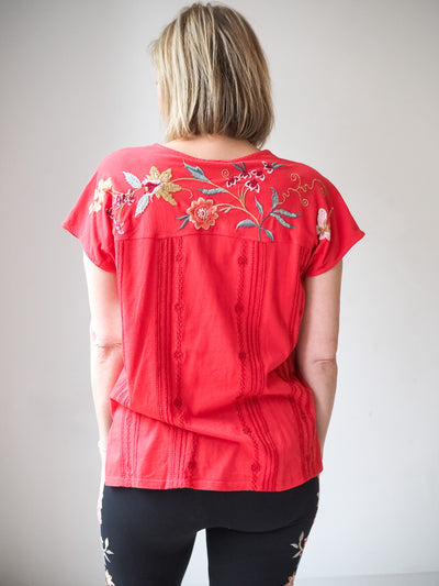 Johnny Was Suki Easy Paneled Tee, 2 colors