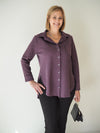 Cut Loose Button Front Top