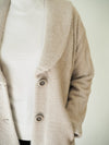 Tribal Shawl Collar Coat
