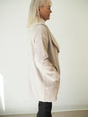 Tribal Shawl Collar Coat