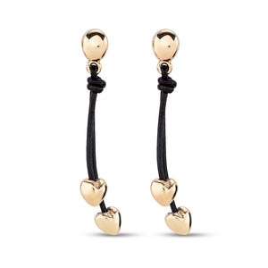 Gold Bead Shaped Earrings - UNO de 50 main image 1