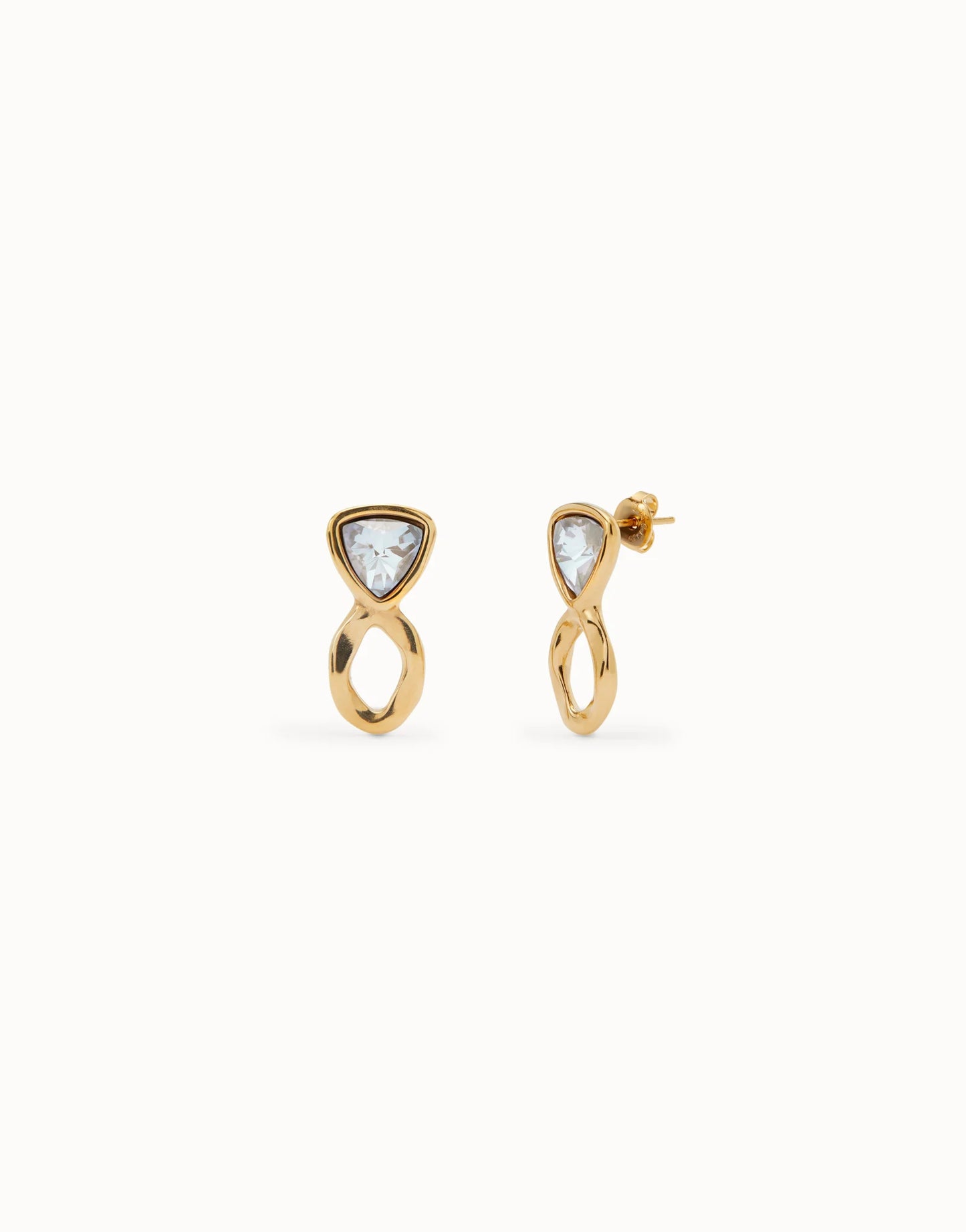 Uno de 50 Be Chameleon-like Gold Earrings
