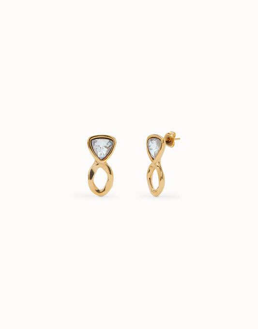 Uno de 50 Be Chameleon-like Gold Earrings