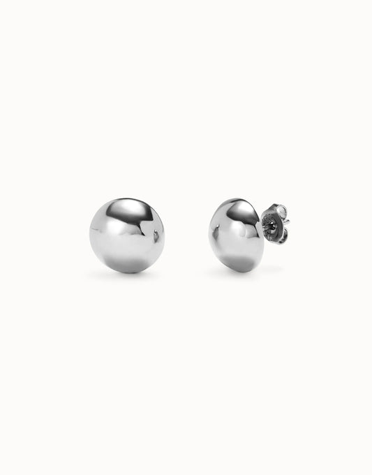 Uno de 50 Be Bold Silver Stud Earrings