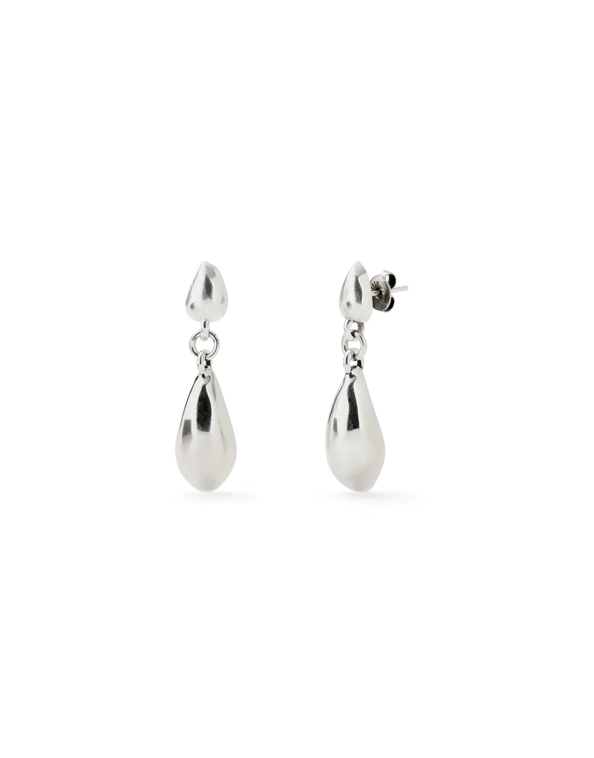 Uno de 50 Silver Axis Earrings