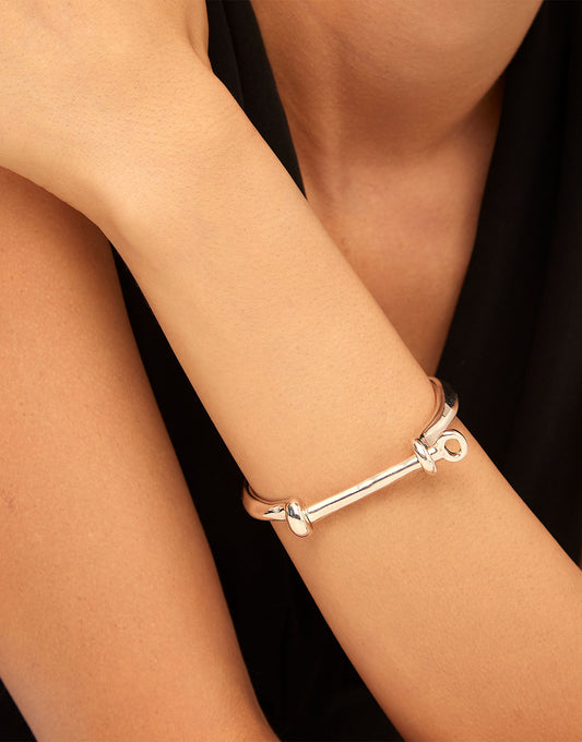 Uno de 50 Shackled Silver Bracelet