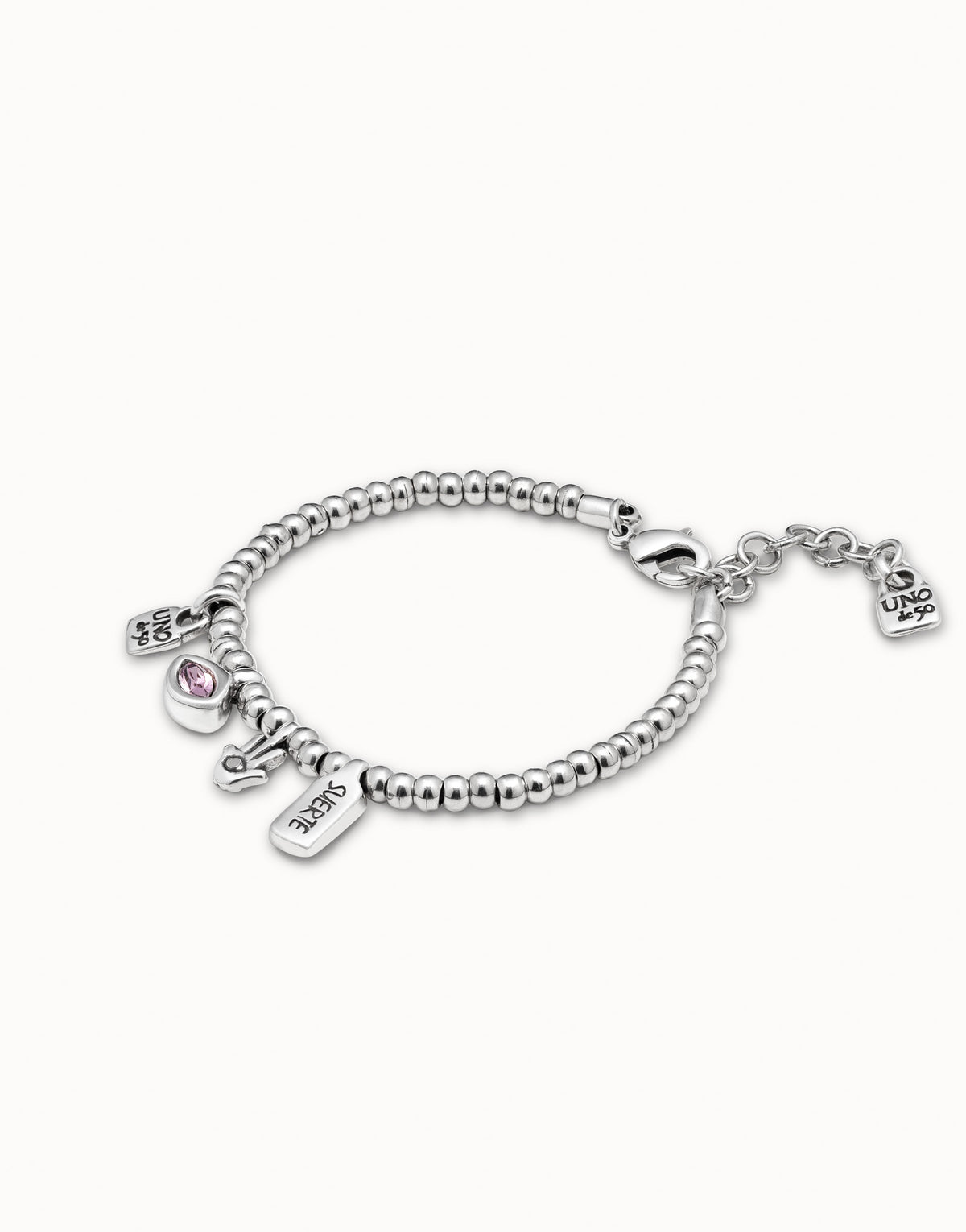 Uno de 50 My Luck Silver Bracelet