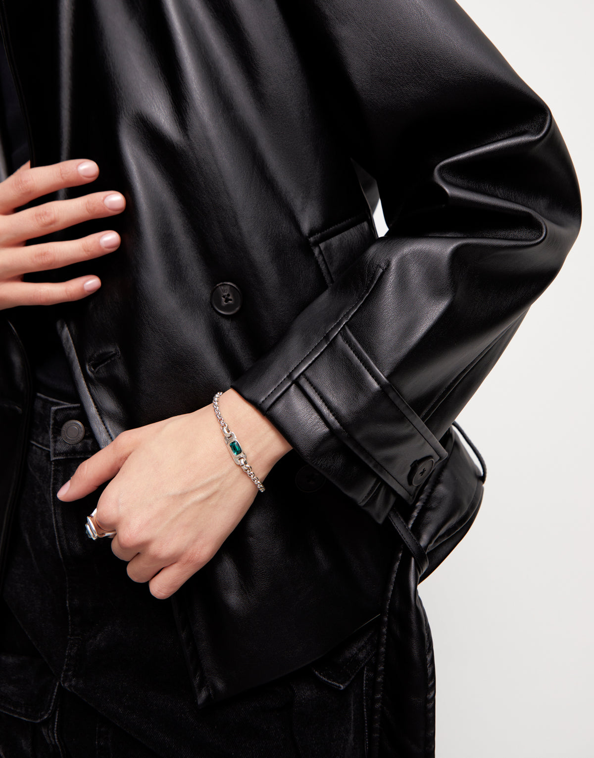 Uno de 50 Be Magnetic Silver Bracelet