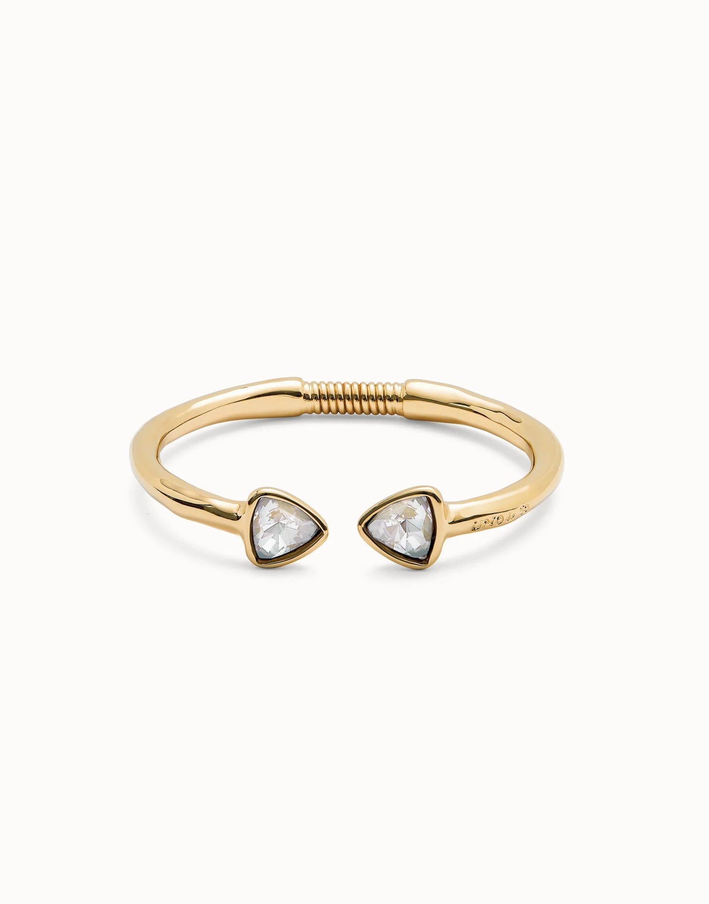 Uno de 50 Cuff Bracelet with Two Multicolored Crystals