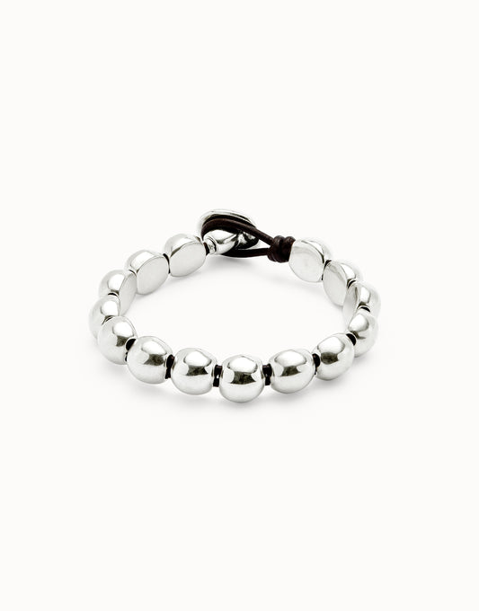 Uno de 50 Be Bold Silver Bracelet