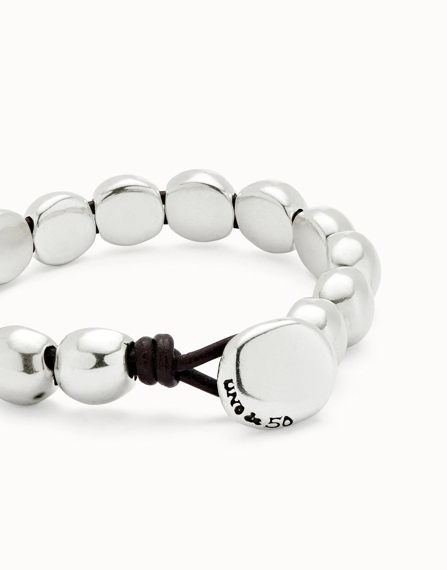 Uno de 50 Be Bold Silver Bracelet