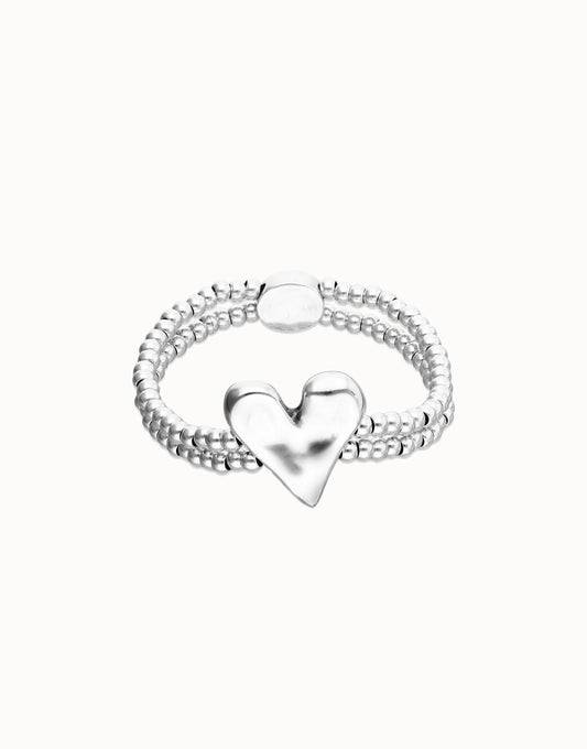 Uno de 50 Beat Double Heart Bracelet